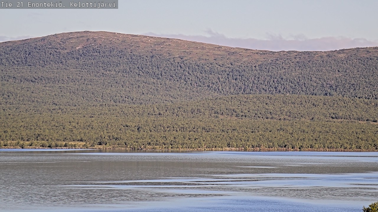 Weather Camera Image Road 21 Enontekiö, Kelottijärvi, Enontekiö, Lappi