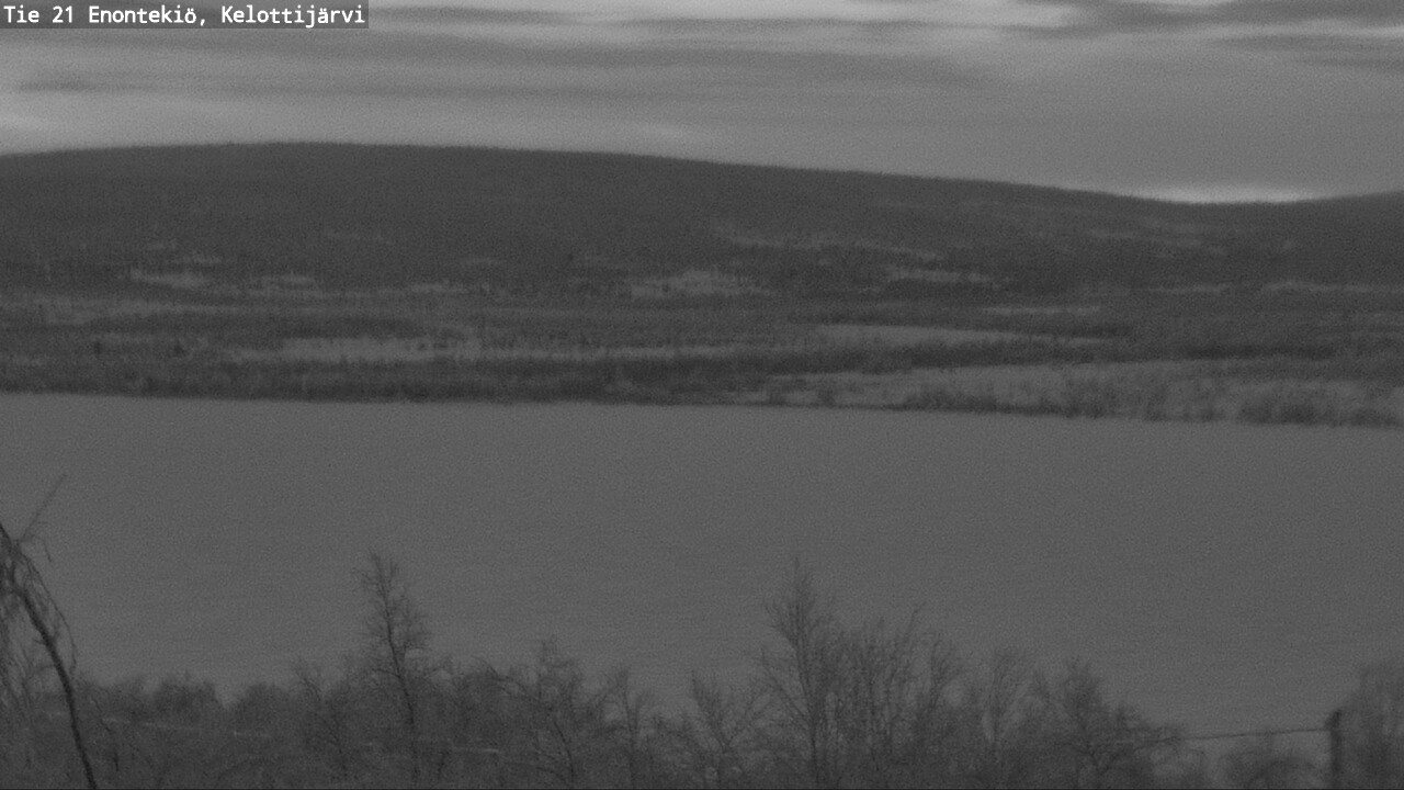 Weather Camera Image Road 21 Enontekiö, Kelottijärvi, Enontekiö, Lappi