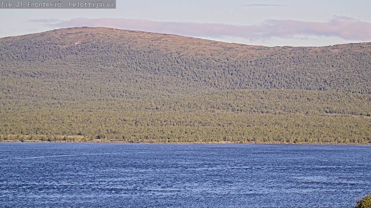 Weather Camera Image Road 21 Enontekiö, Kelottijärvi, Enontekiö, Lappi