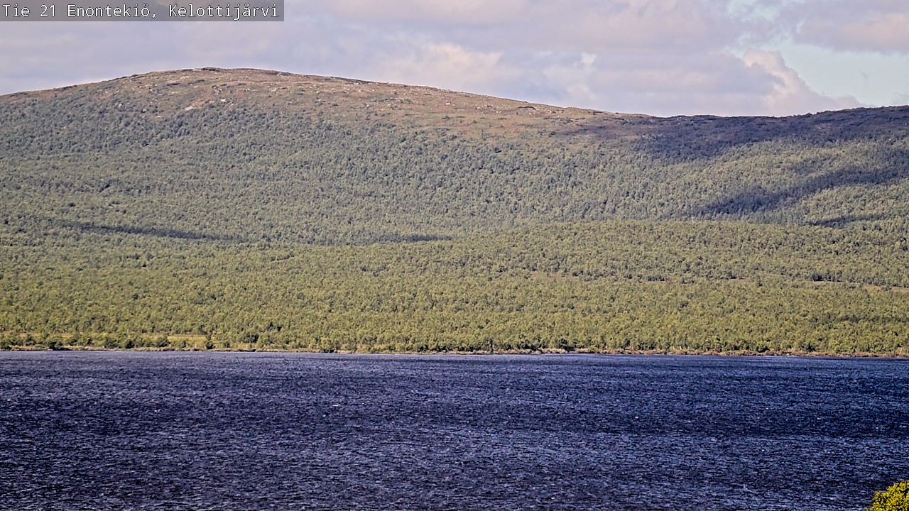 Weather Camera Image Väg 21 Enontekiö, Kelottijärvi, Enontekiö, Lappi
