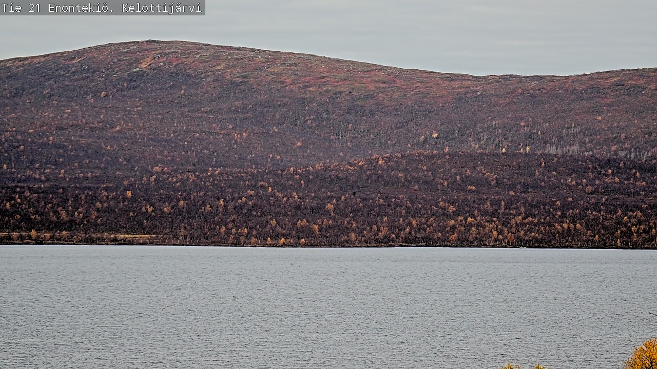 Weather Camera Image Road 21 Enontekiö, Kelottijärvi, Enontekiö, Lappi