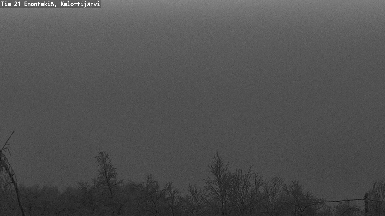 Weather Camera Image Väg 21 Enontekiö, Kelottijärvi, Enontekiö, Lappi