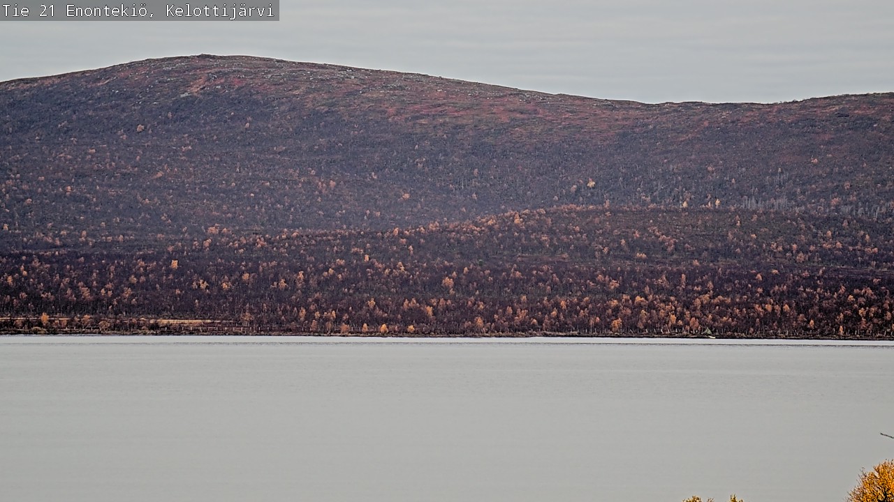 Weather Camera Image Road 21 Enontekiö, Kelottijärvi, Enontekiö, Lappi