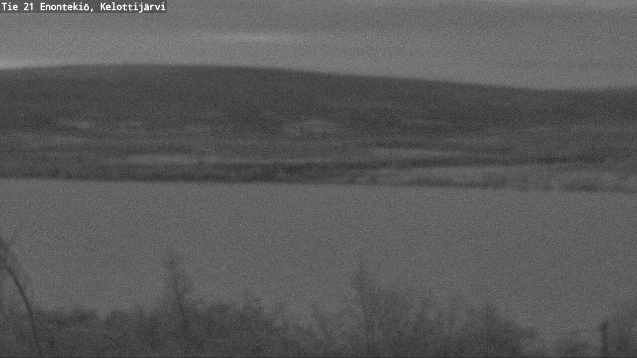 Weather Camera Image Road 21 Enontekiö, Kelottijärvi, Enontekiö, Lappi