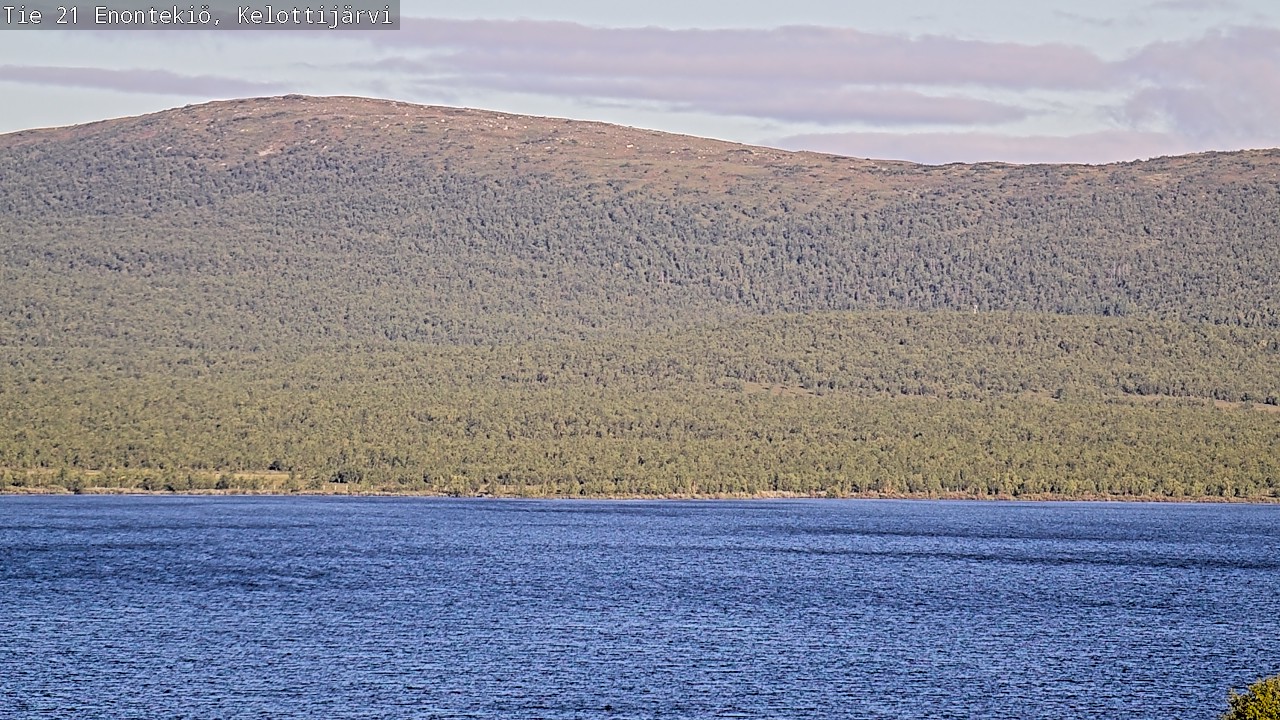 Weather Camera Image Road 21 Enontekiö, Kelottijärvi, Enontekiö, Lappi