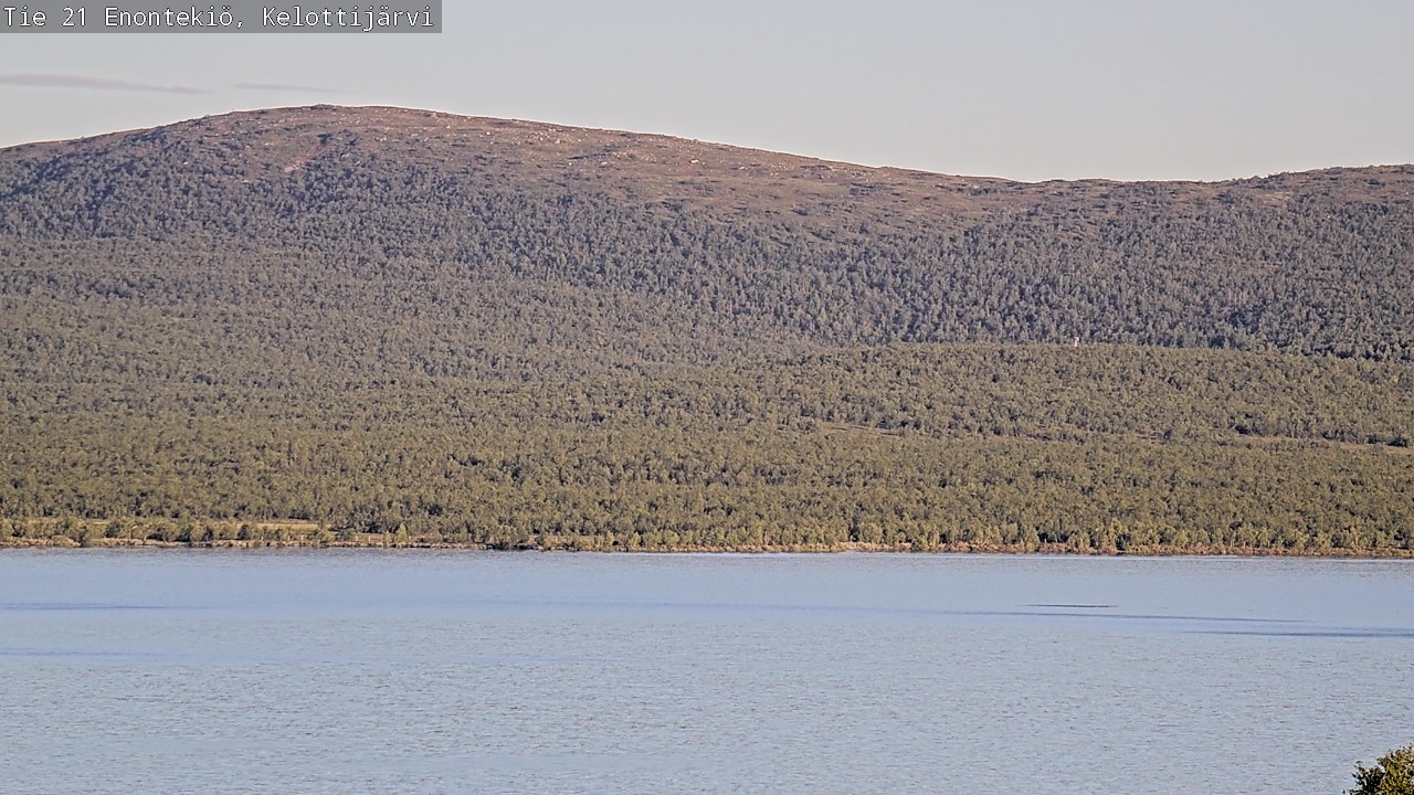 Weather Camera Image Road 21 Enontekiö, Kelottijärvi, Enontekiö, Lappi