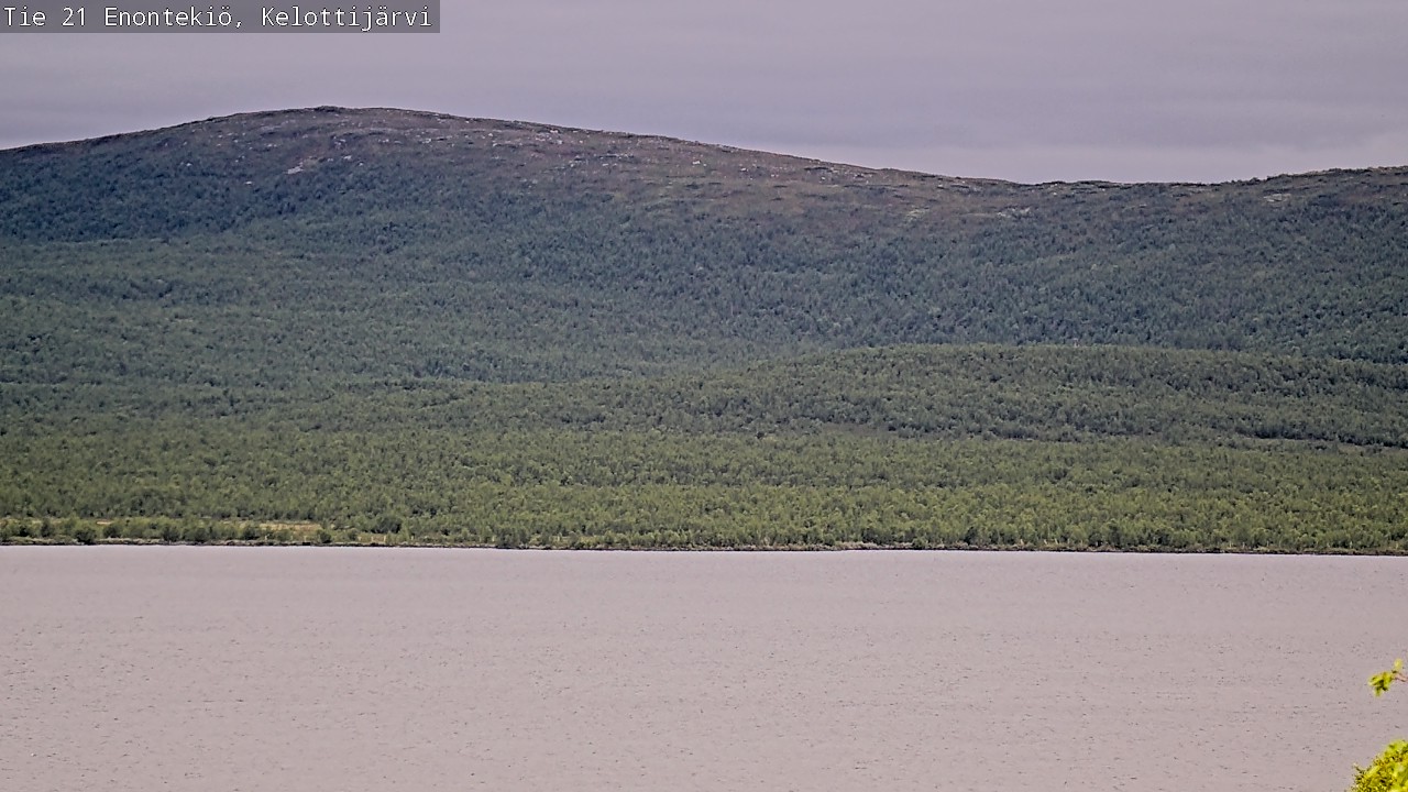Weather Camera Image Road 21 Enontekiö, Kelottijärvi, Enontekiö, Lappi