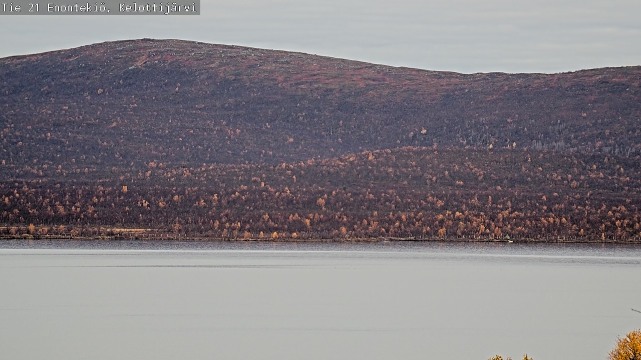 Weather Camera Image Road 21 Enontekiö, Kelottijärvi, Enontekiö, Lappi