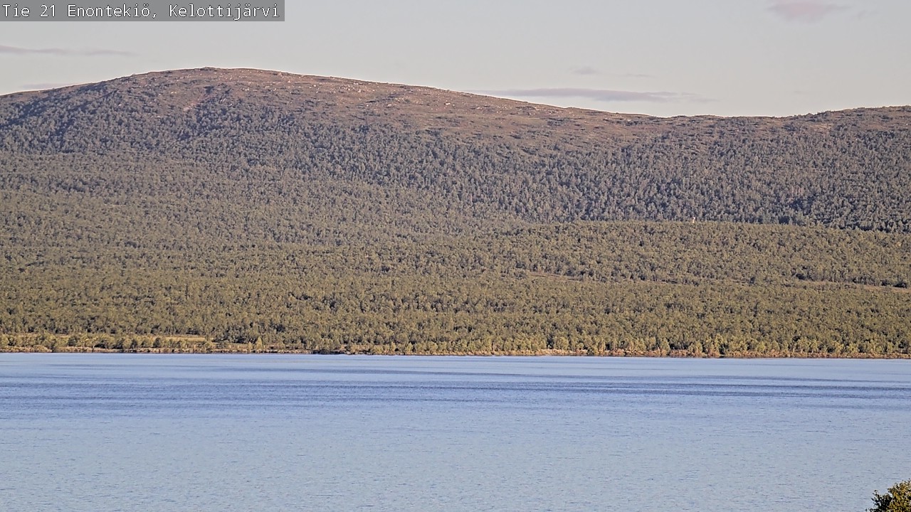 Weather Camera Image Road 21 Enontekiö, Kelottijärvi, Enontekiö, Lappi
