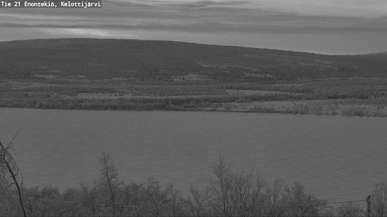 Weather Camera Image Road 21 Enontekiö, Kelottijärvi, Enontekiö, Lappi