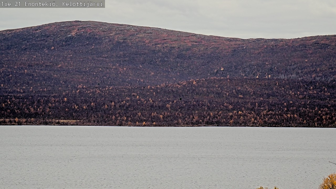Weather Camera Image Road 21 Enontekiö, Kelottijärvi, Enontekiö, Lappi