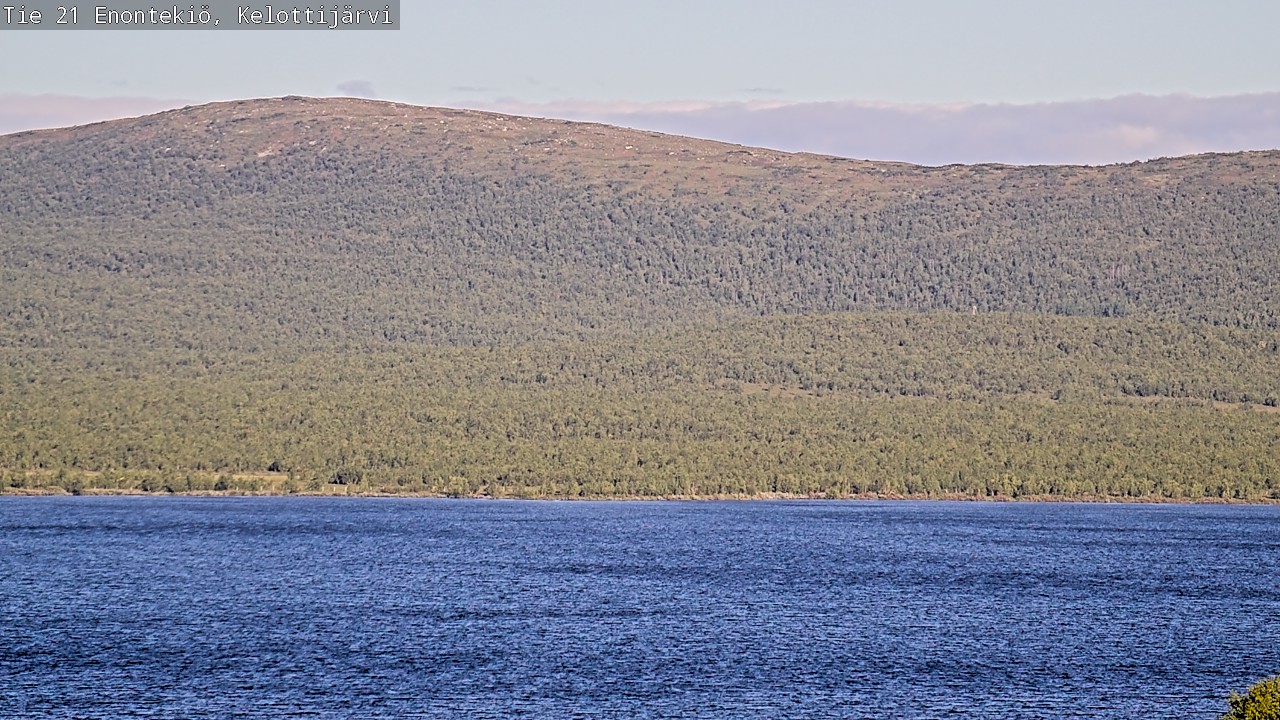 Weather Camera Image Road 21 Enontekiö, Kelottijärvi, Enontekiö, Lappi