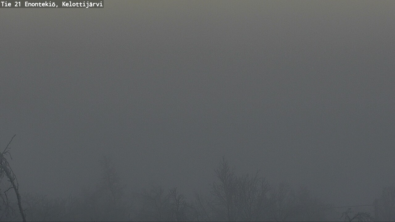 Weather Camera Image Väg 21 Enontekiö, Kelottijärvi, Enontekiö, Lappi