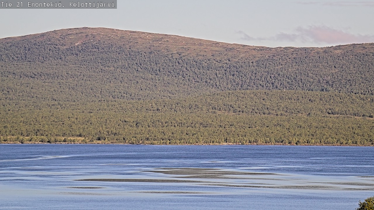 Weather Camera Image Road 21 Enontekiö, Kelottijärvi, Enontekiö, Lappi