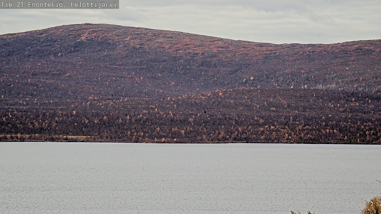 Weather Camera Image Road 21 Enontekiö, Kelottijärvi, Enontekiö, Lappi