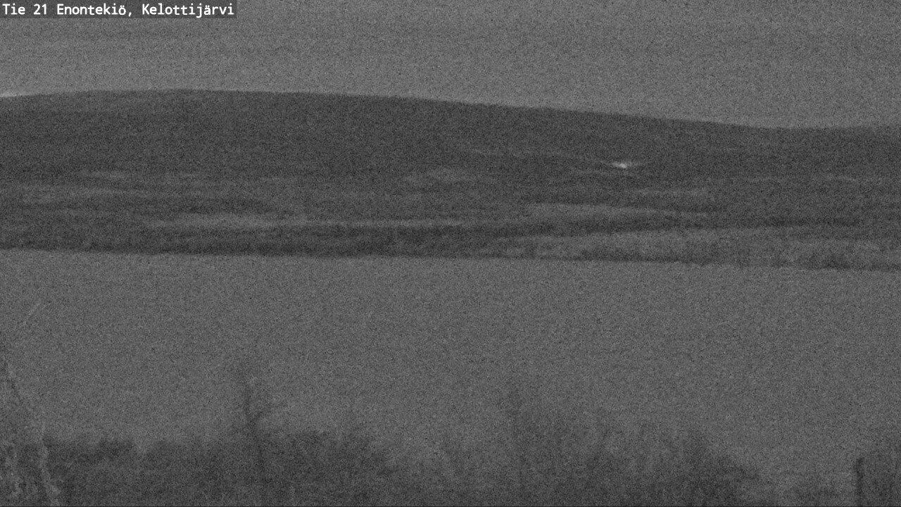 Weather Camera Image Road 21 Enontekiö, Kelottijärvi, Enontekiö, Lappi