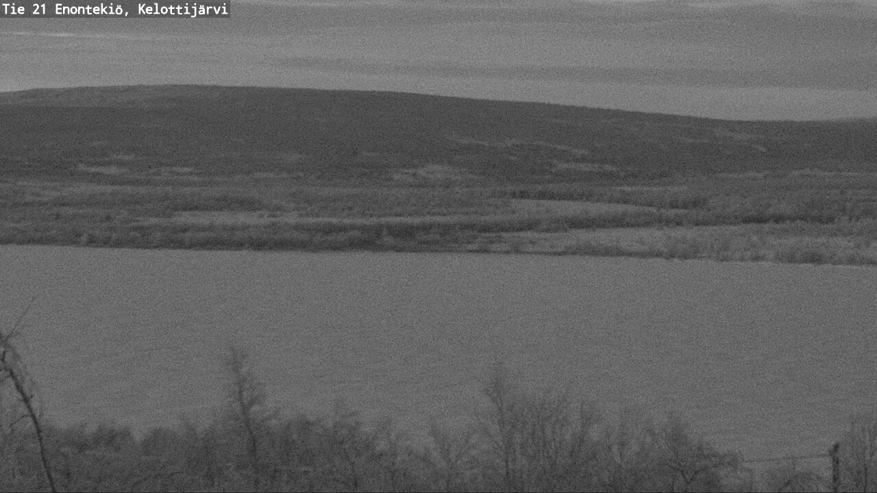 Weather Camera Image Road 21 Enontekiö, Kelottijärvi, Enontekiö, Lappi