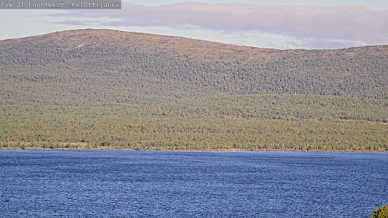 Weather Camera Image Road 21 Enontekiö, Kelottijärvi, Enontekiö, Lappi