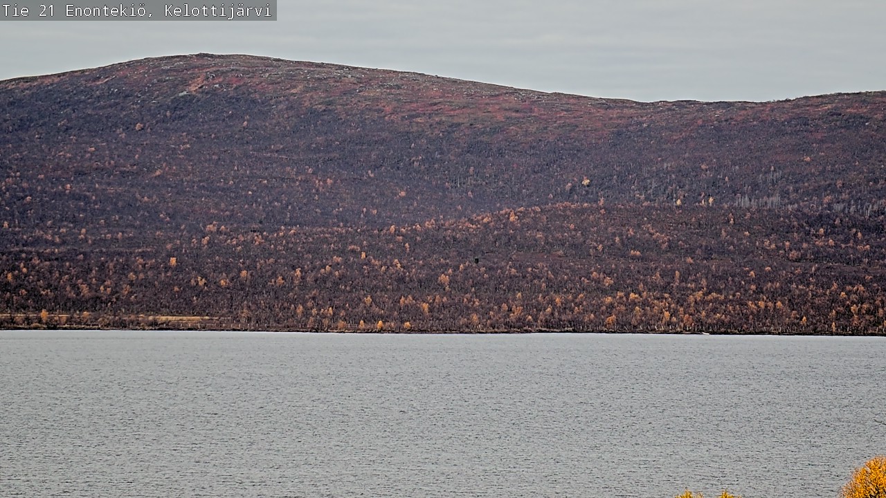 Weather Camera Image Road 21 Enontekiö, Kelottijärvi, Enontekiö, Lappi