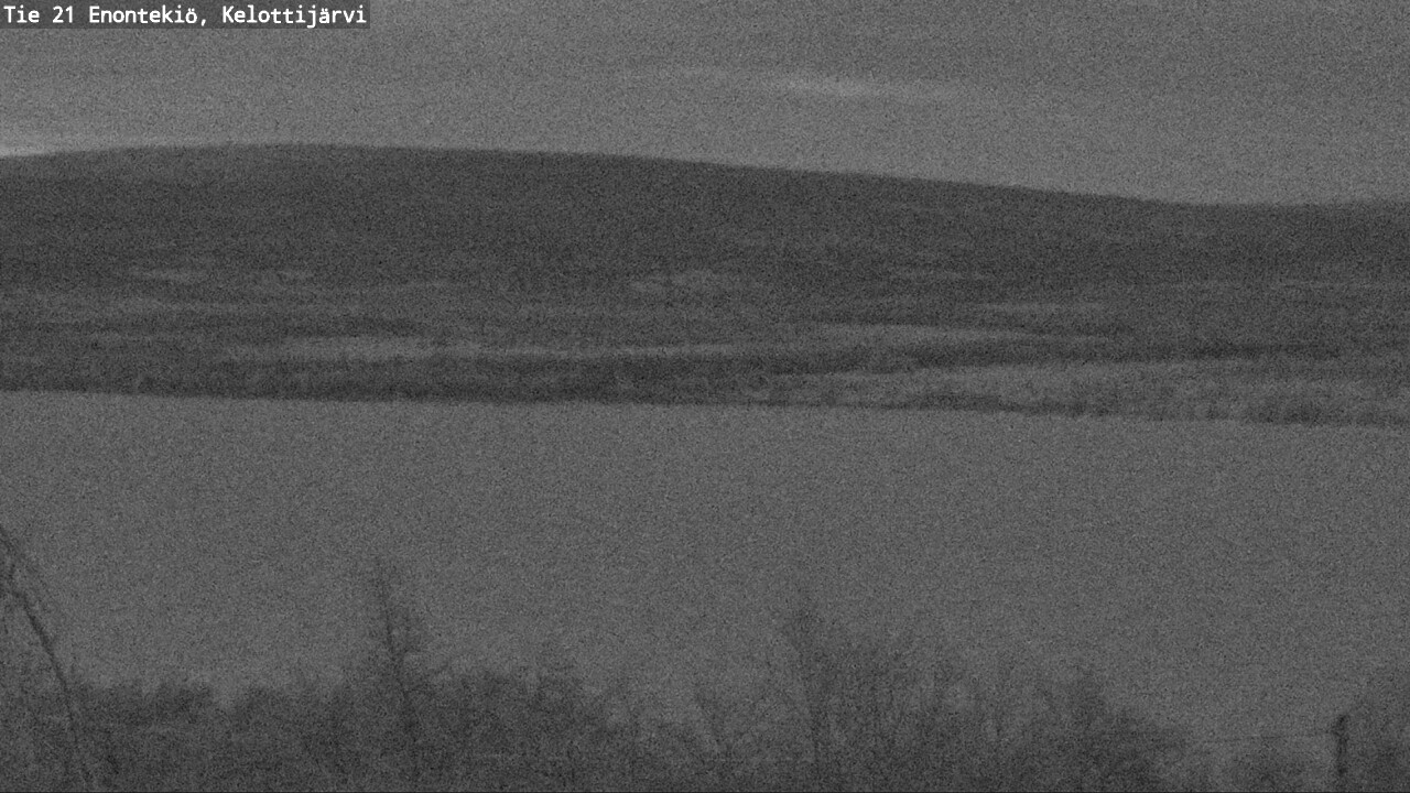 Weather Camera Image Road 21 Enontekiö, Kelottijärvi, Enontekiö, Lappi