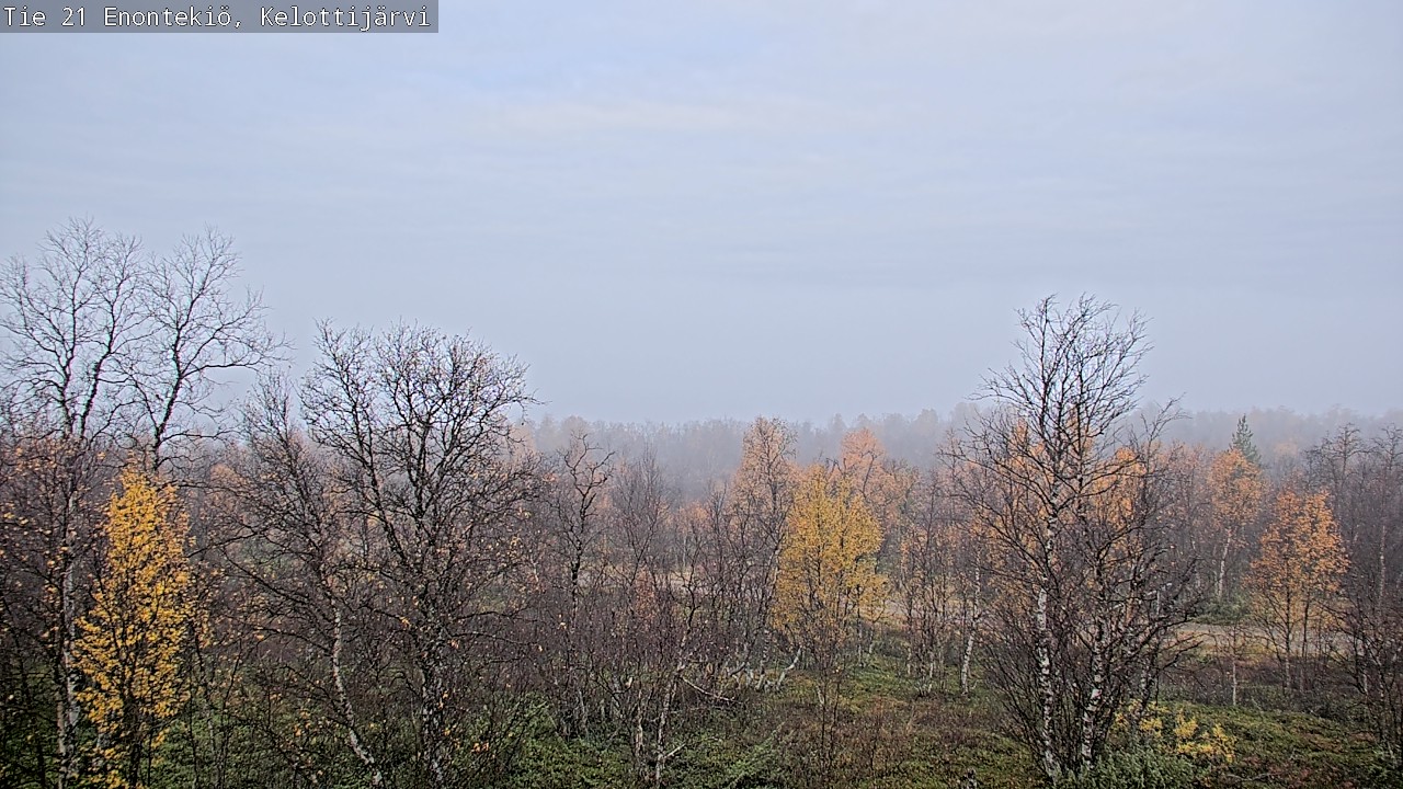 Weather Camera Image Road 21 Enontekiö, Kelottijärvi, Enontekiö, Lappi