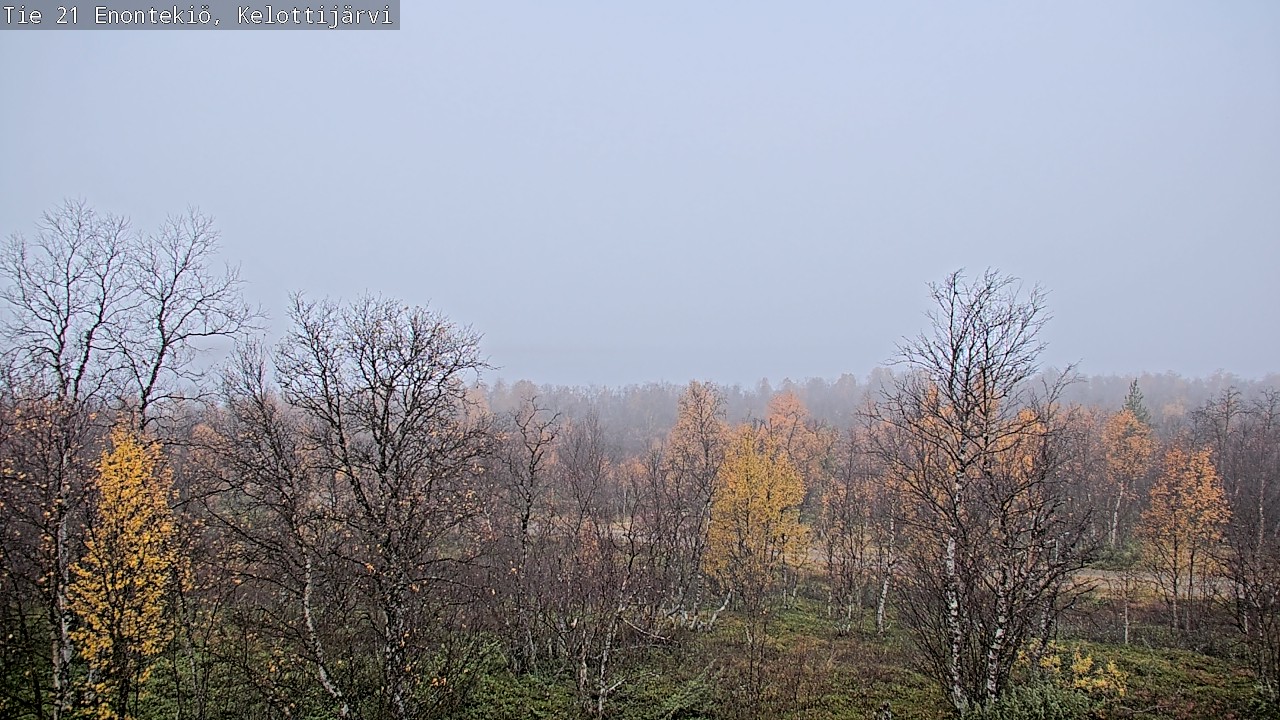 Weather Camera Image Road 21 Enontekiö, Kelottijärvi, Enontekiö, Lappi