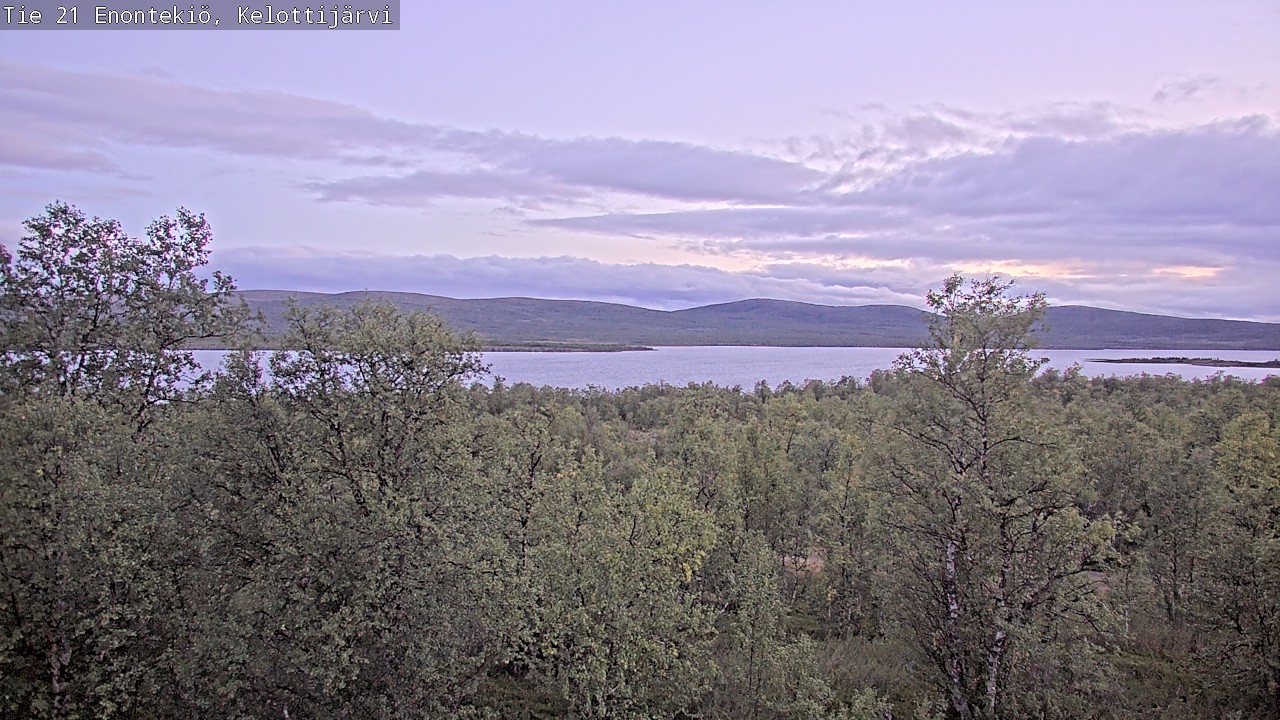 Weather Camera Image Road 21 Enontekiö, Kelottijärvi, Enontekiö, Lappi