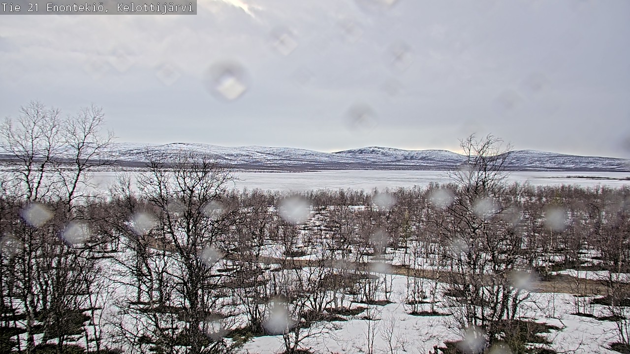 Weather Camera Image Väg 21 Enontekiö, Kelottijärvi, Enontekiö, Lappi