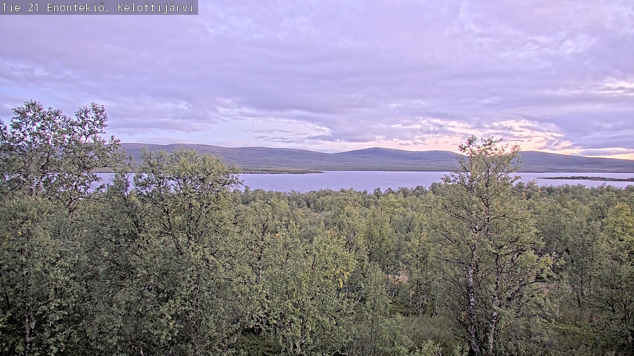 Weather Camera Image Road 21 Enontekiö, Kelottijärvi, Enontekiö, Lappi