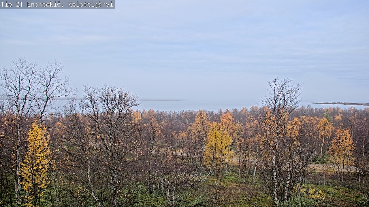 Weather Camera Image Road 21 Enontekiö, Kelottijärvi, Enontekiö, Lappi
