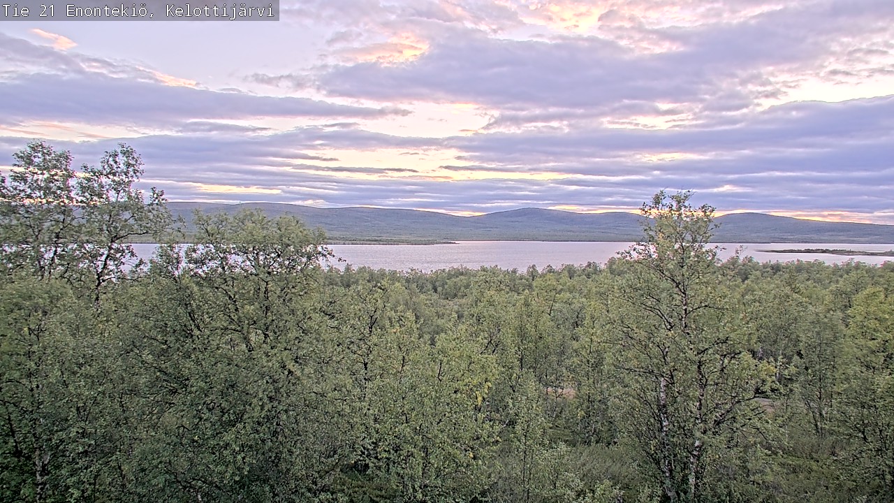 Weather Camera Image Road 21 Enontekiö, Kelottijärvi, Enontekiö, Lappi
