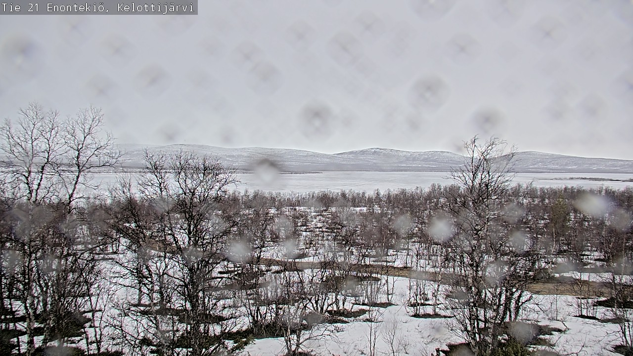Weather Camera Image Väg 21 Enontekiö, Kelottijärvi, Enontekiö, Lappi
