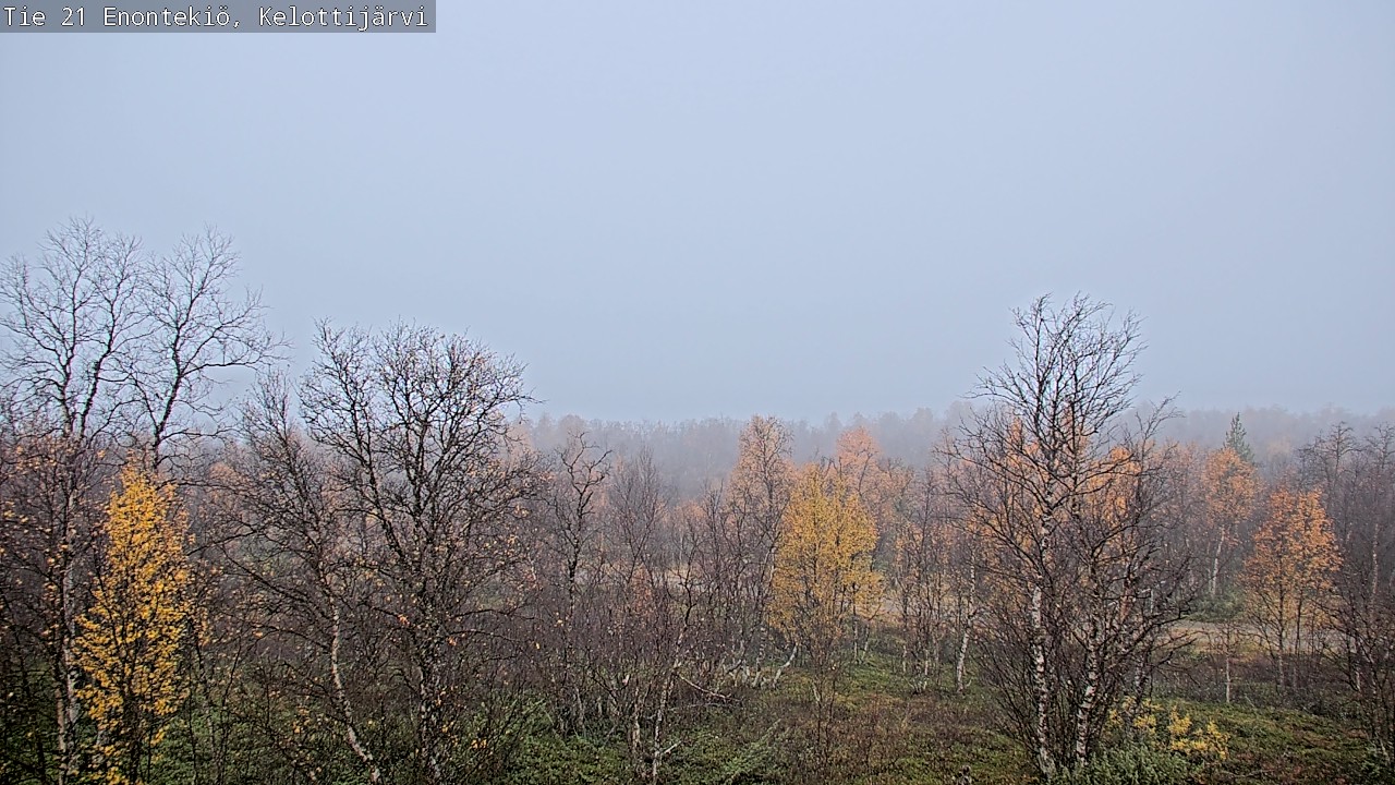 Weather Camera Image Road 21 Enontekiö, Kelottijärvi, Enontekiö, Lappi
