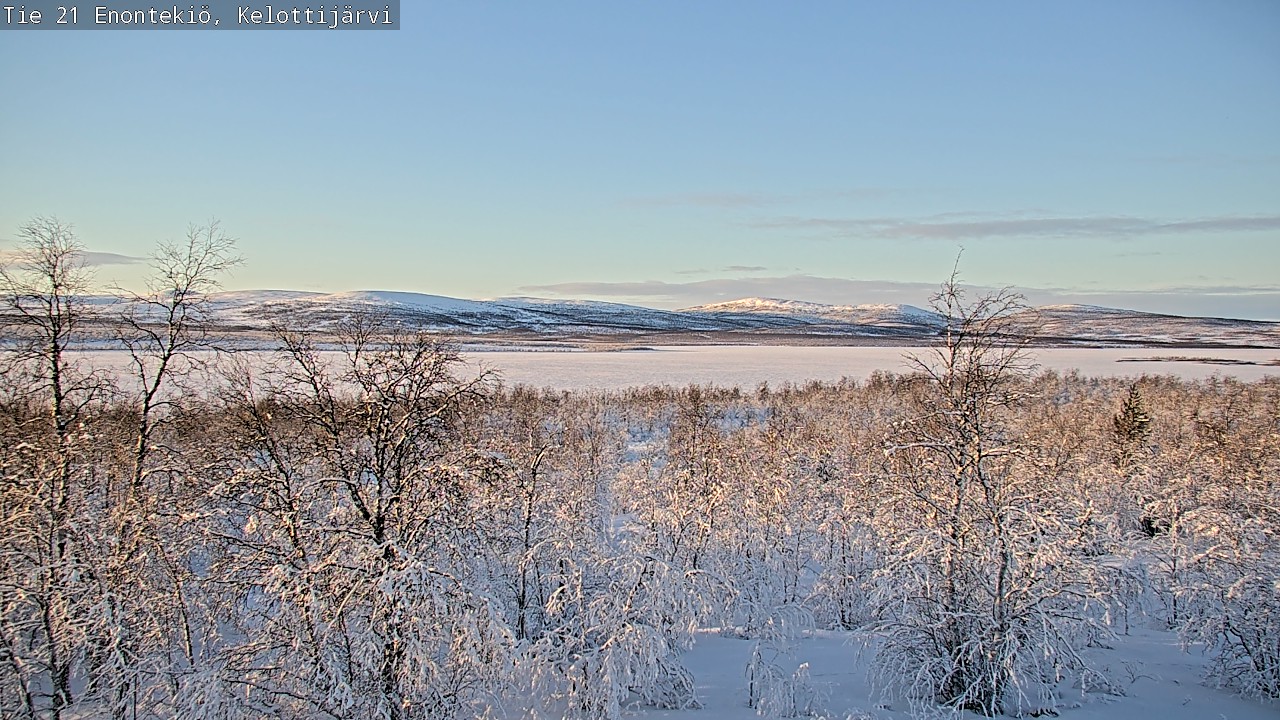 Kelikamerat Kuva Tie 21 Enontekiö, Kelottijärvi, Enontekiö, Lappi