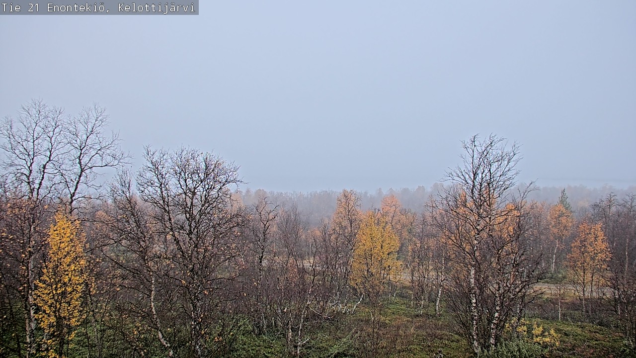 Weather Camera Image Road 21 Enontekiö, Kelottijärvi, Enontekiö, Lappi