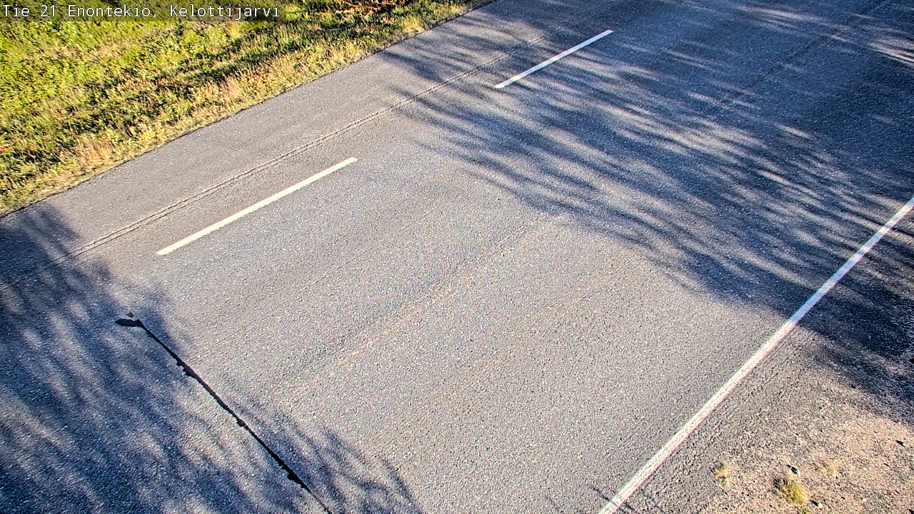 Weather Camera Image Road 21 Enontekiö, Kelottijärvi, Enontekiö, Lappi