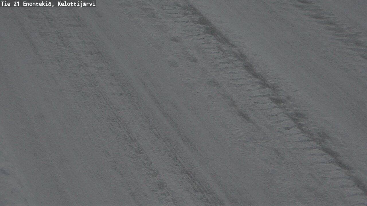 Weather Camera Image Road 21 Enontekiö, Kelottijärvi, Enontekiö, Lappi