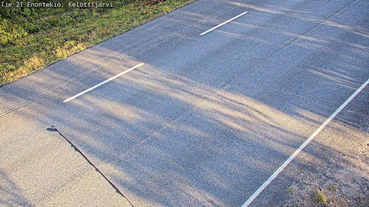 Weather Camera Image Road 21 Enontekiö, Kelottijärvi, Enontekiö, Lappi