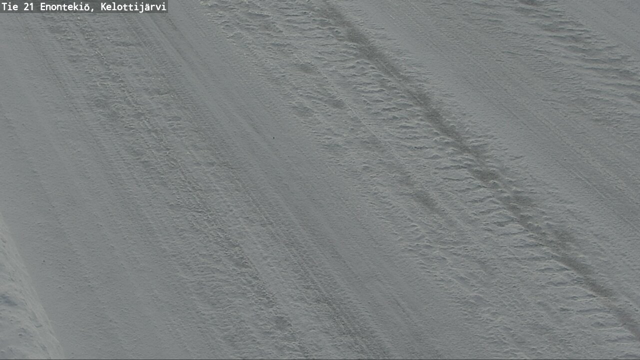 Weather Camera Image Road 21 Enontekiö, Kelottijärvi, Enontekiö, Lappi