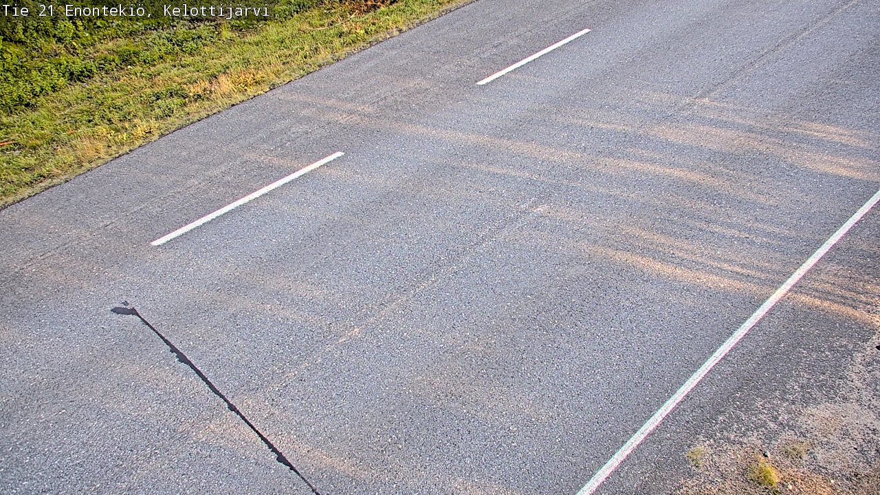 Weather Camera Image Road 21 Enontekiö, Kelottijärvi, Enontekiö, Lappi