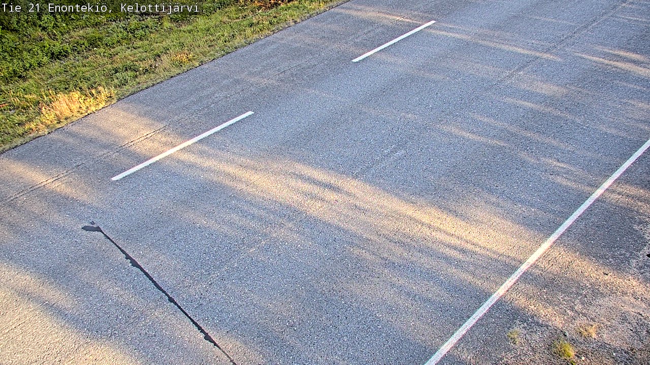 Weather Camera Image Road 21 Enontekiö, Kelottijärvi, Enontekiö, Lappi