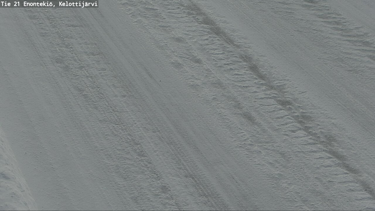 Weather Camera Image Road 21 Enontekiö, Kelottijärvi, Enontekiö, Lappi