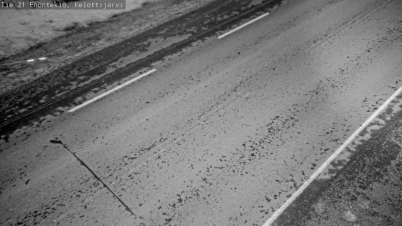 Weather Camera Image Road 21 Enontekiö, Kelottijärvi, Enontekiö, Lappi