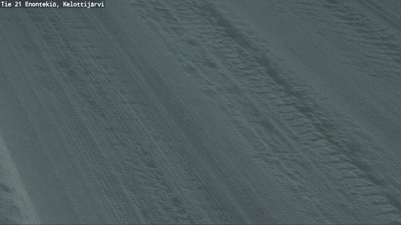 Weather Camera Image Väg 21 Enontekiö, Kelottijärvi, Enontekiö, Lappi