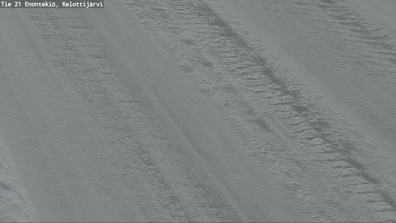 Weather Camera Image Road 21 Enontekiö, Kelottijärvi, Enontekiö, Lappi
