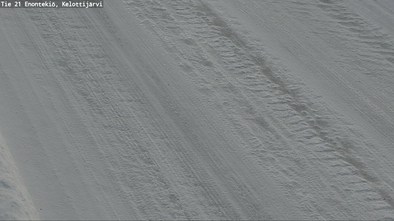 Weather Camera Image Road 21 Enontekiö, Kelottijärvi, Enontekiö, Lappi