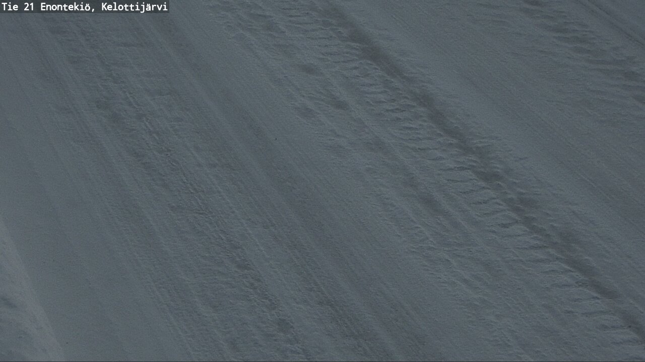 Weather Camera Image Road 21 Enontekiö, Kelottijärvi, Enontekiö, Lappi