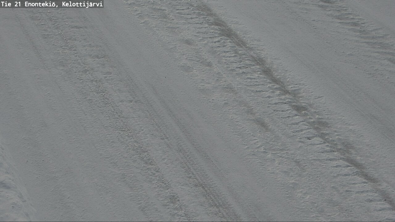 Weather Camera Image Road 21 Enontekiö, Kelottijärvi, Enontekiö, Lappi