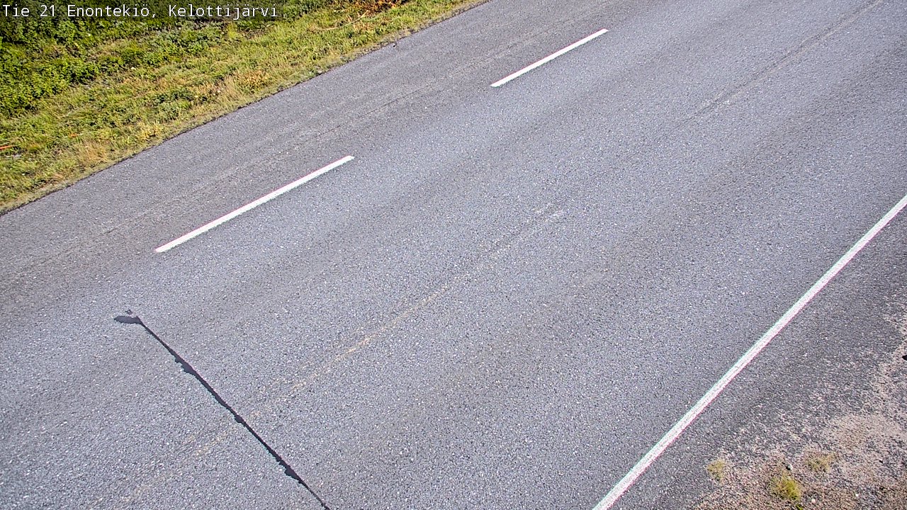 Weather Camera Image Road 21 Enontekiö, Kelottijärvi, Enontekiö, Lappi