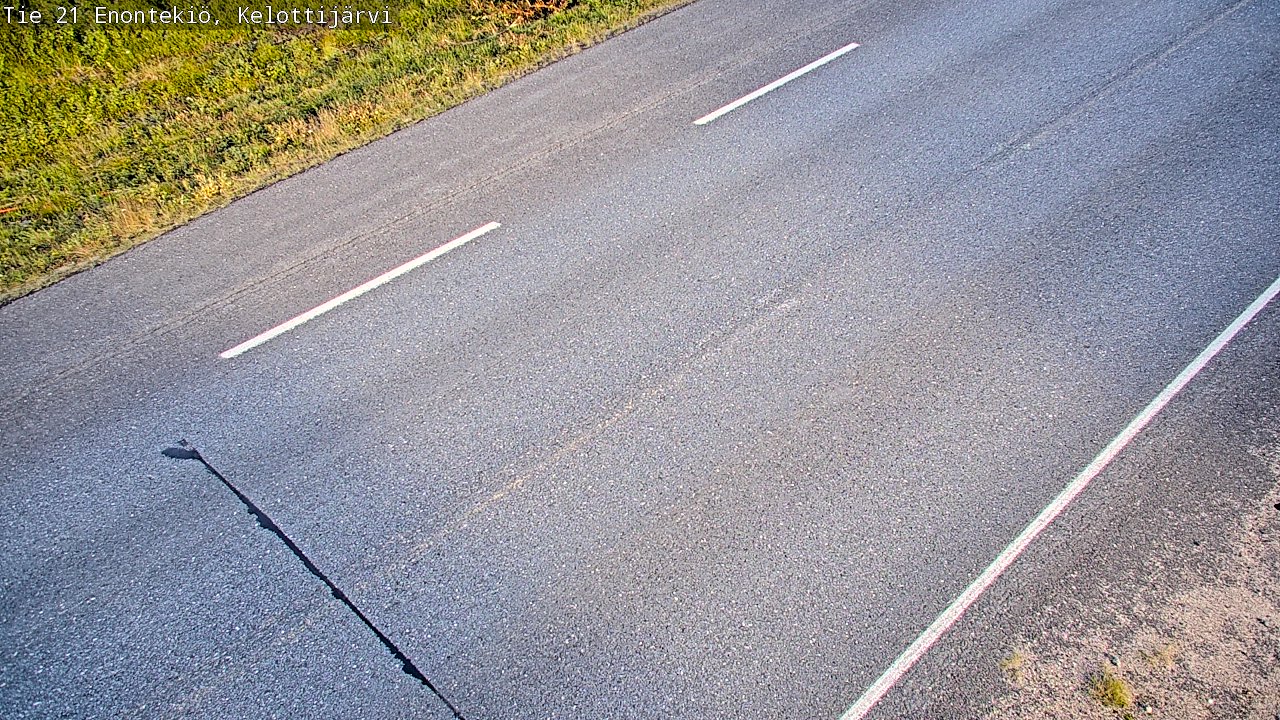 Weather Camera Image Road 21 Enontekiö, Kelottijärvi, Enontekiö, Lappi